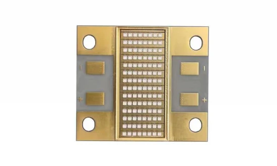 Chip COB LED de alta potencia de 28 W/Cm2 Conjunto de chips de 480 W Luz de 365 nm Lámpara de 375 nm Bombilla de 385 nm Placa de 395 nm PCB de 405 nm Módulo LED UV de matriz UV para curado de impresora con lente enfocada